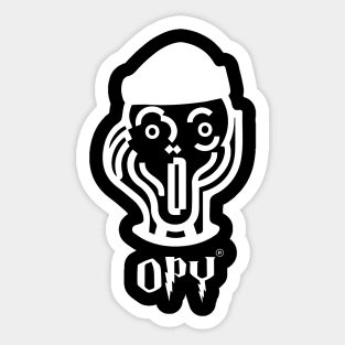 Surprised OPY Sticker